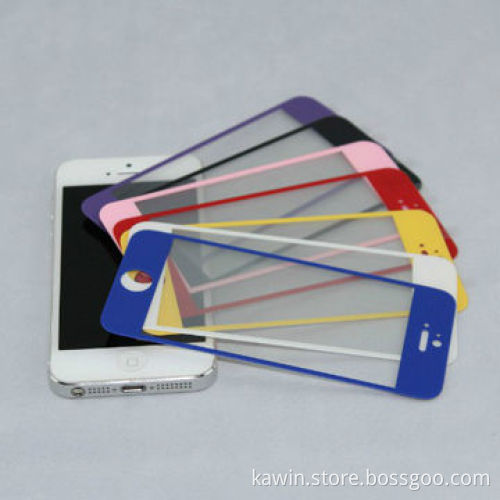 9H Color tempered glass screen protector for iPhone 5/5C/5S, Japan Glass